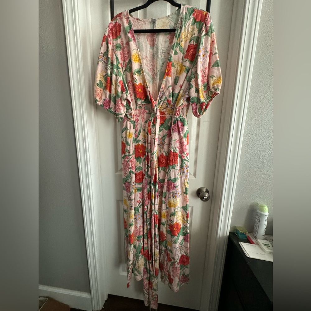 Old Navy Maxi Floral Wrap Dress Size XXL